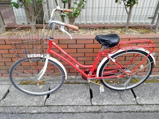 (charoyoshy)26インチ自転車　赤色