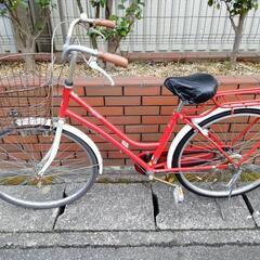 (charoyoshy)26インチ自転車　赤色