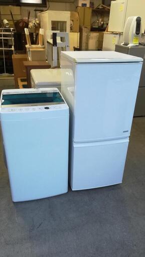セット767⭐SHARP冷蔵庫137L＋Haier洗濯機5.5kg⭐ご来店歓迎