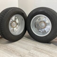 17インチ スタッドレスタイヤ＆アルミホイール ナット付 グッドイヤー/キーラー トヨタ プラド/ハイラックス等に A1BY0101