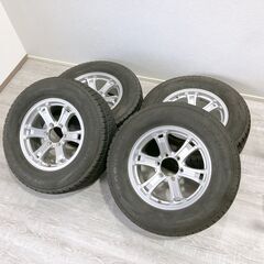 17インチ スタッドレスタイヤ＆アルミホイール ナット付 グッドイヤー/キーラー トヨタ プラド/ハイラックス等に A1BY0101