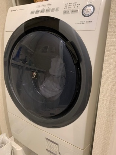 【取り下げ‍♂️】SHARP ドラム式洗濯乾燥機 2020年製