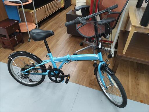 折りたたみ自転車 J282☆使用感有り☆折りたたみ自転車☆Massimo☆6段変速