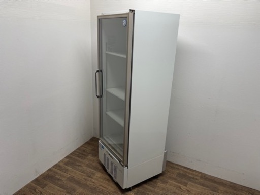 フクシマガリレイ　業務用　冷蔵ショーケース　２７０L　１ドアスイング扉　２０１８年製　キャスター付　MMC-20GWSR2