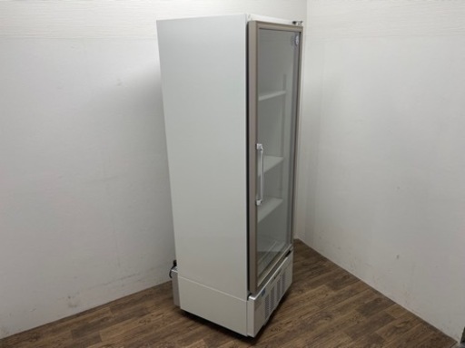 フクシマガリレイ　業務用　冷蔵ショーケース　２７０L　１ドアスイング扉　２０１８年製　キャスター付　MMC-20GWSR2