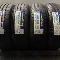 新品 GOODYEAR EfficientGrip ECO EG02 175/65R15 15インチ 夏タイヤ 4本 2020年製 スイフト ポルテ キューブ等　(VTP677) クレジットカード QRコード決済可能