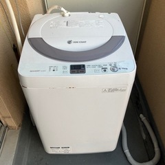 【あげます】シャープ　全自動洗濯機　es-ge55n 5.5kg