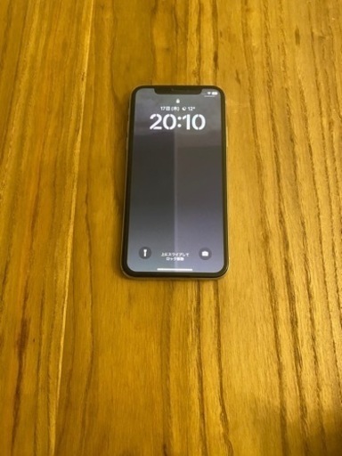 iPhone x 256G シルバー SIMロック解除済 - 家具