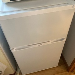 【短期間】【取りに来て頂ける方】Haier冷凍冷蔵庫JR-N91J
