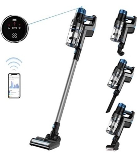 新品未開封！コードレス掃除機 35000Pa超強力吸引 サイクロン式掃除機  専用アプリAPP 着脱式バッテリー
