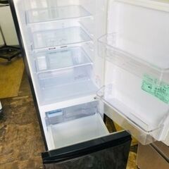 配送可能　三菱電機 MITSUBISHI ELECTRIC MR-P15C-B [冷蔵庫 （146L・右開き） 2ドア サファイアブラック]