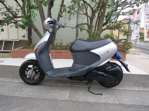 スズキ　レッツ4(インジェクション)　中古実動美車　バフ掛け済み　バッテリー新品交換済み　オイル交換渡し　ナンバー登録書類有① スズキ レッツ4(インジェクション) 中古実動美車 バフ掛け済み