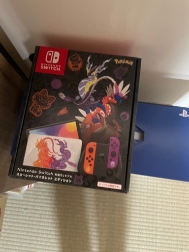 ニンテンドースイッチ　有機ELモデル　本体　ポケモン　スカーレットバイオレット