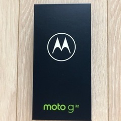 《ポールスミス》箱付新品 牛革 レシートストーリー パンチングロゴ 2つ折り財布-moto g32 新品未開封 SIMフリー ミネラルグレイ