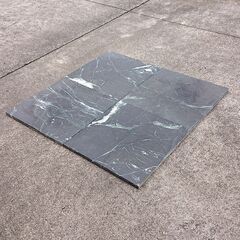 土日引き取り対応可 天然黒緑大理石① ギリシャ産 ティノスグリーン