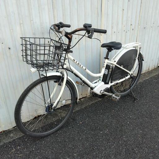 R4162【年内限定☆3000円引き】電動アシスト自転車 2011年ブリヂストン HYDEE B バッテリー 充電器 鍵1本付き