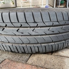 値下げしました17インチ　アルミホイール　1年使用ノーマルタイヤ付き