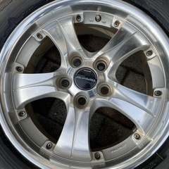 値下げしました17インチ　アルミホイール　1年使用ノーマルタイヤ付き