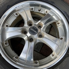 値下げしました17インチ　アルミホイール　1年使用ノーマルタイヤ付き