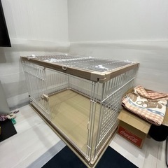 ペット　犬　ケージ　ウッディサークル　アイリスオーヤマ　120cm