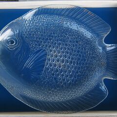 （J-92)　魚の大皿(未使用）*引取り限定(加古川市　鶴林寺前）