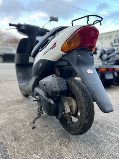 SUZUKI レッツ2 ホワイトカラー プラグ・バッテリー新品！ キャブ清掃