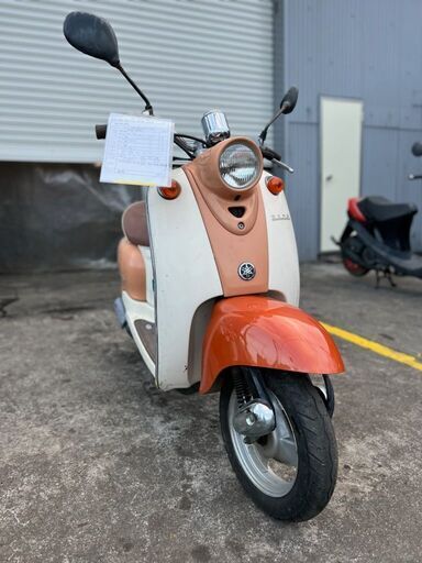 YAMAHA ビーノ オレンジカラー プラグ・バッテリー新品！ キャブ清掃