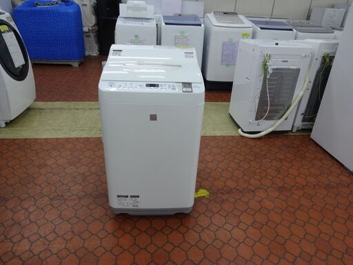 ID 132412　洗濯機シャープ　5.5K　２０１７年製　ES-T5E4-KW