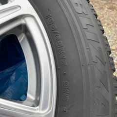 15インチ　５穴　冬タイヤ