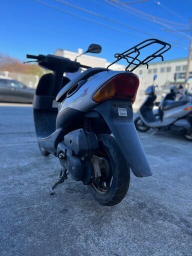 SUZUKI レッツ2 シルバーカラー プラグ・バッテリー新品！ キャブ清掃