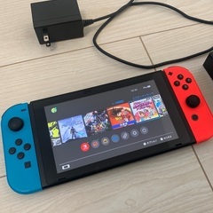 引き取り限定】未対策機Nintendo Switch本体【欠品あり】
