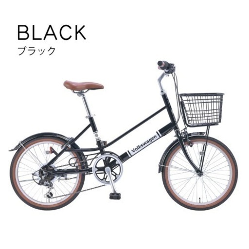 新品 Volkswagen ミニベロ 20インチ VW206COM ブラック