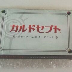 ☆カルドセプト　非売品グッズ　新セプター応援カードセット　未使用...