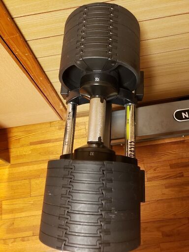 美品☆フレックスベル 32kg（4kg刻み）×2個＋スタンド☆フルセット