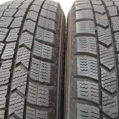 他サイトでご成約😃値下げ🎉20年製🎉バリ山155/65R14冬タイヤセット🎵