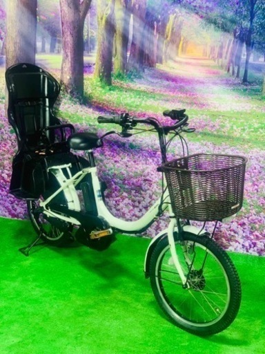 Ⅱ 4546子供乗せ電動自転車ヤマハ3人乗り新品20インチ良好バッテリー