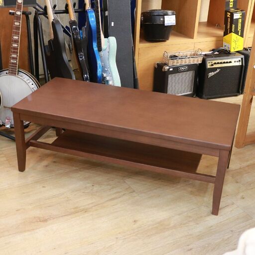 R135)【モデルルーム展示品・極美品】シギヤマ家具 OTTI 110/100 LIVING TABLE リビングテーブル ローテーブル 木製 幅1000ｍｍ 2022年製