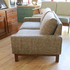 R133)【モデルルーム展示品・極美品】シギヤマ家具 OTTI 150 SOFA 2人掛けソファ 幅151cm ファブリック 布 北欧 2Pソファ