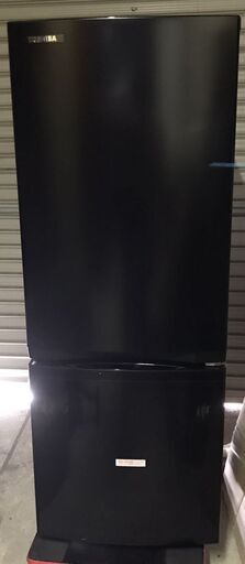 未使用 2021年製 TOSHIBA 東芝 2ドア 冷凍冷蔵庫 153L（冷蔵110L、冷凍43L） GR-T15BS ブラック 高年式