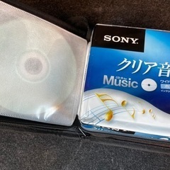 音楽コピー用CD8枚、CD収納ケース
