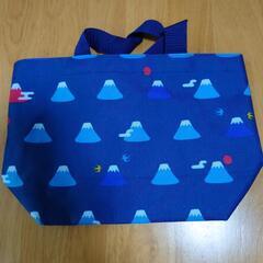 富士山柄のミニバッグ