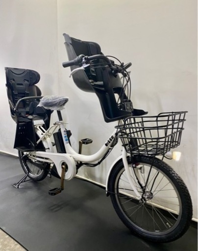 関東全域送料無料 保証付き 電動自転車 ブリヂストン ビッケモブ 20インチ 8.7ah 3人乗り パワフル