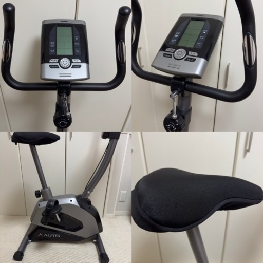 美品 アルインコ ALFITS エアロバイク サドルカバー付き