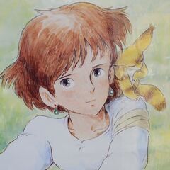 【愛品倶楽部柏店】風の谷のナウシカ B2ポスター ナウシカとテト