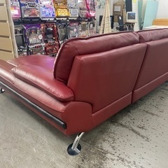 【愛品館 江戸川店】新春初売り！ニトリ 本革カウチソファ ID：156-018826-007