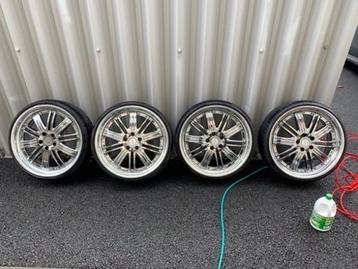 🔴値下げ❗️WORK ワーク 20インチ‼️8j インセット45 Aディスク2本O  