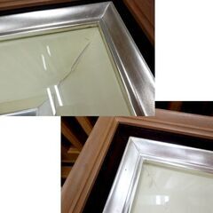 額装 油彩画 豊田満「冬の運河」F8 道展 会員 北海道 札幌市西区