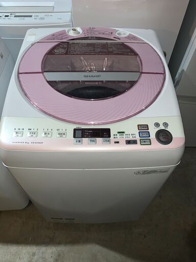 ☺最短当日配送可♡無料で配送及び設置いたします♡☺SHARP 洗濯機 ES-GV80P 8キロ 2014年製☺SHP002