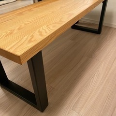 ☆アクタス☆ACTUS ダイニングテーブルとベンチシートチェアのセット