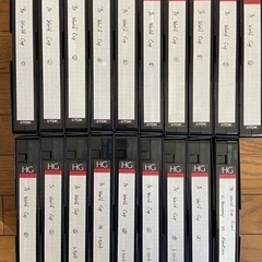 【ネット決済・配送可】録画使用済中古VHSテープ  100本